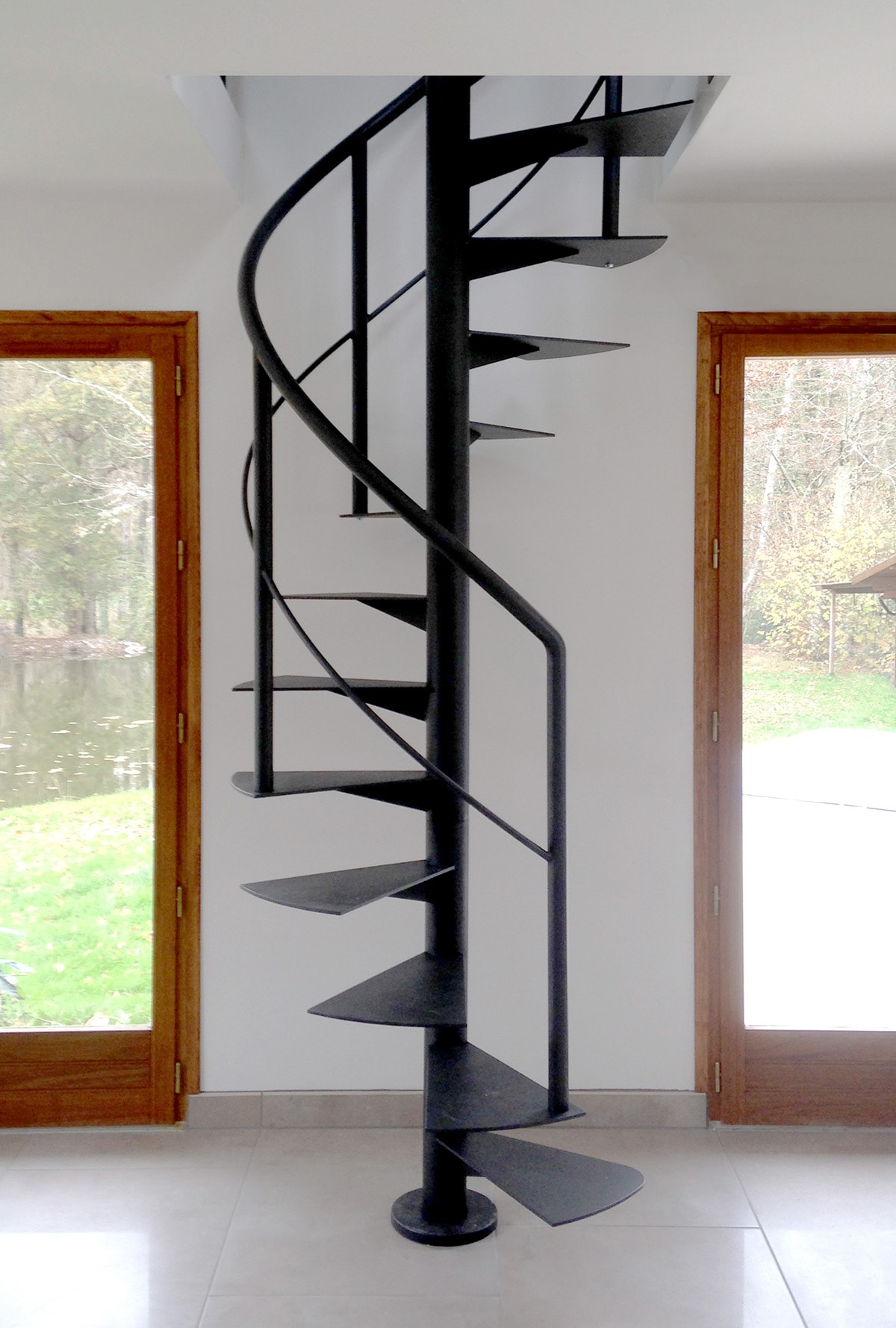Front View of Modern Home Staircase Remodelling